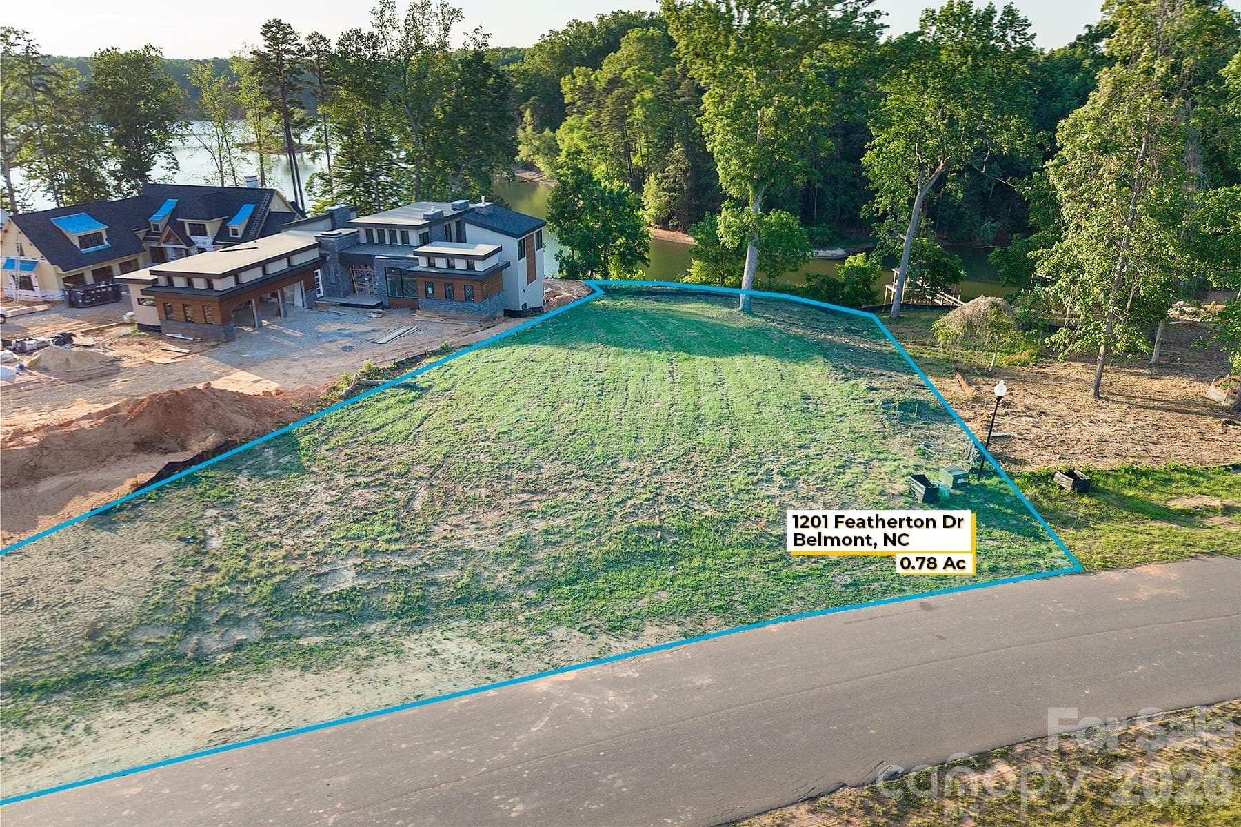 Lot #11 Street View - 1201 Featherton Drive, Belmont