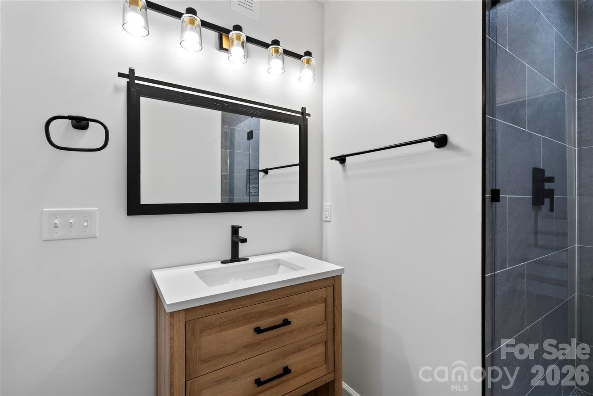 Renovated full bath - 64 and 56 Pine Cone Drive, Asheville