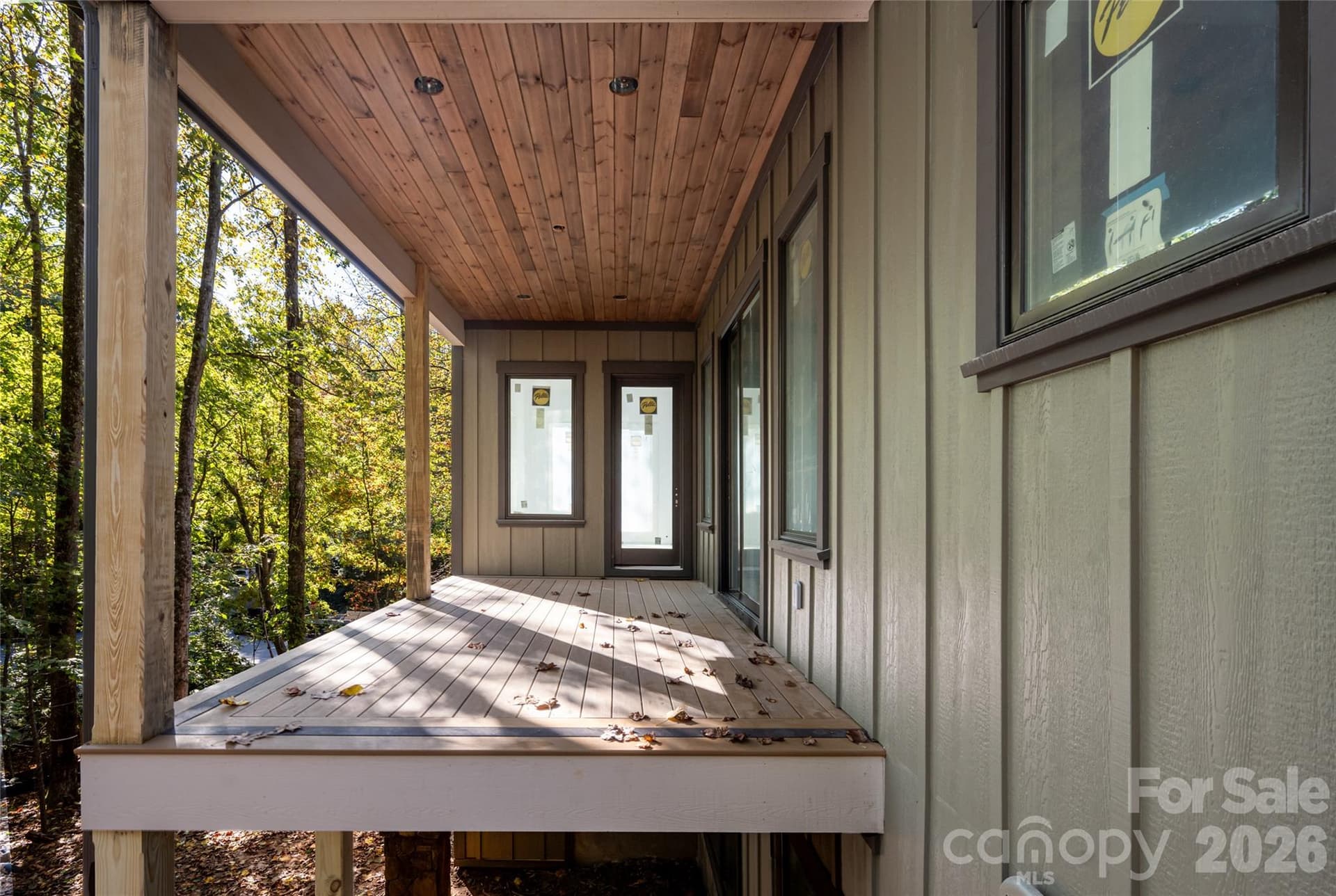 Covered deck off primary suite - 200 Bent Pine Trace, Hendersonville