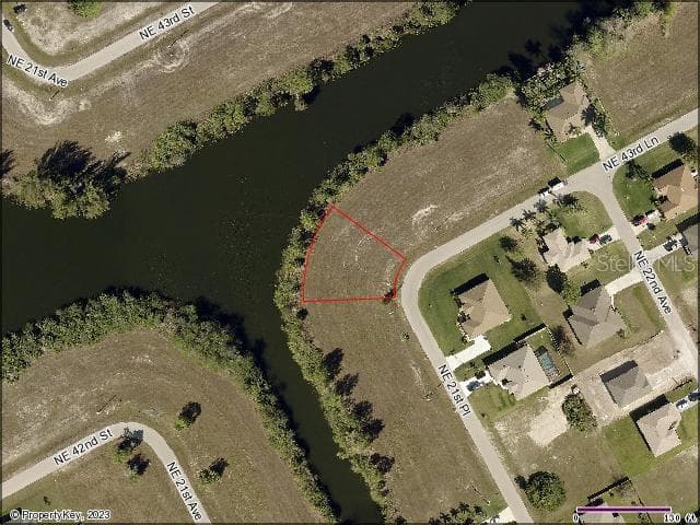 Aerial View - 2113 NE 43RD LN, CAPE CORAL