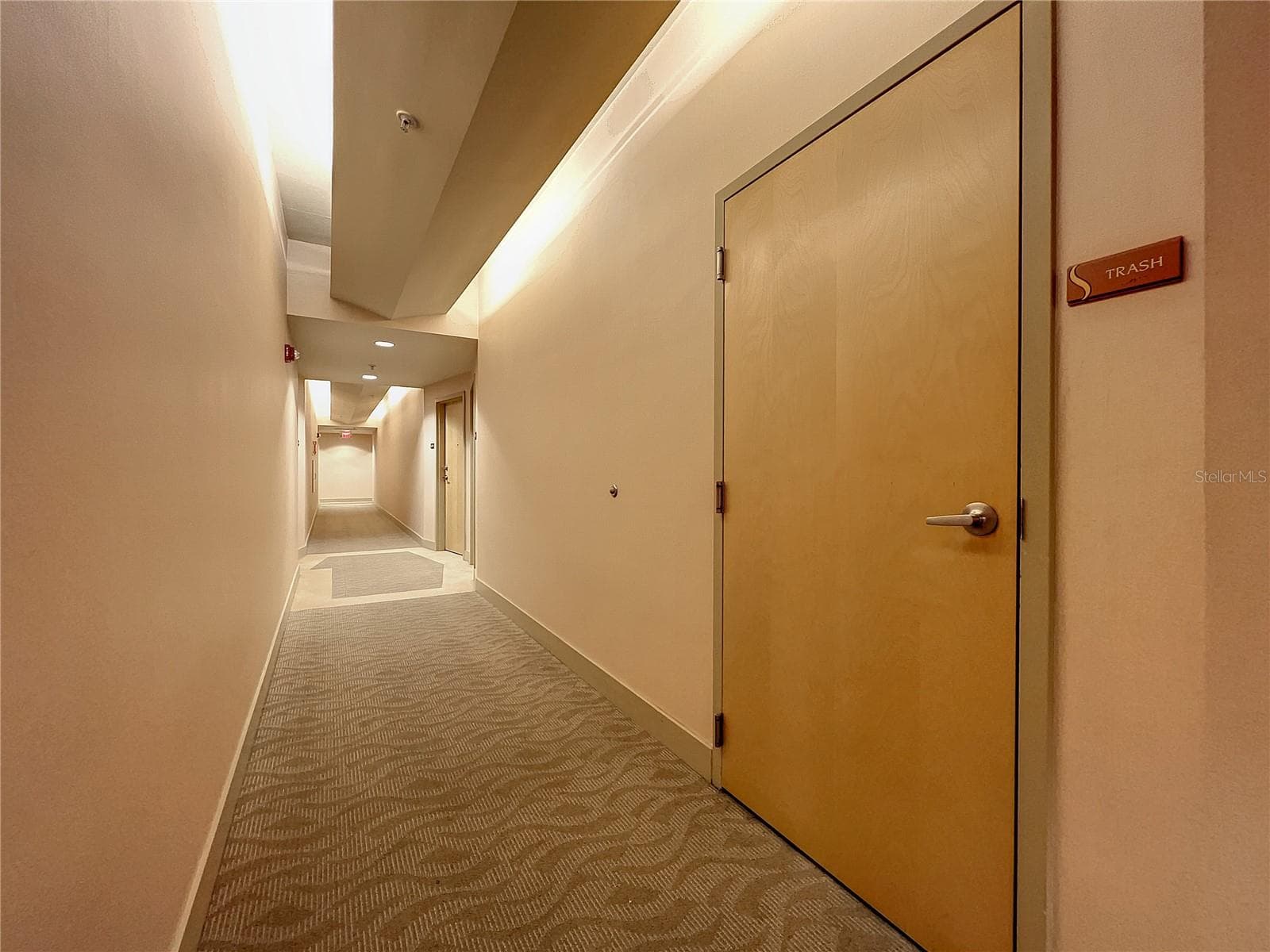 Trash shoot across the hallway. - 155 S COURT AVE #2107, ORLANDO