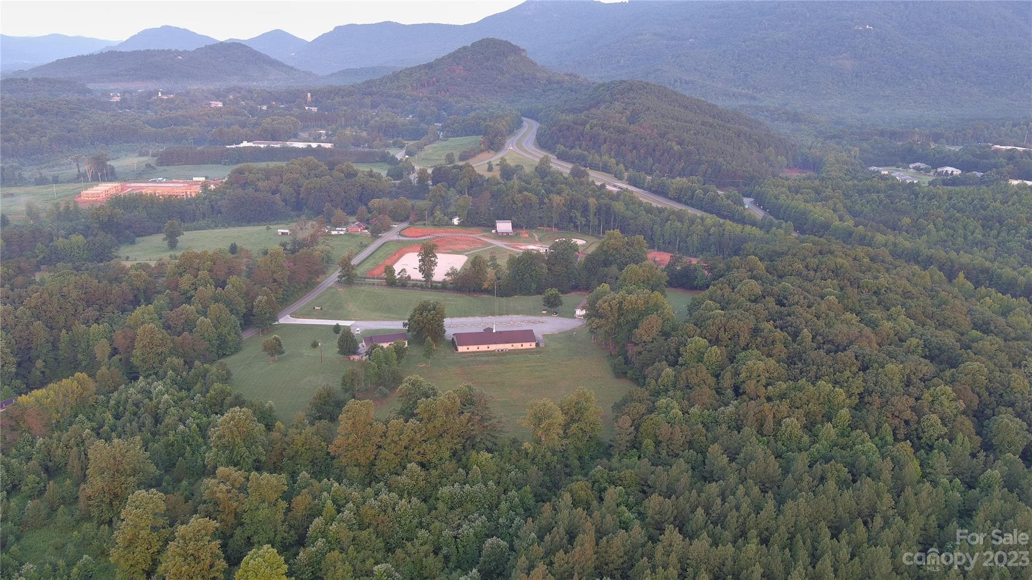 Subject is to the right and in behind the Church and clearing - 0 Fox Mountain Road, Columbus