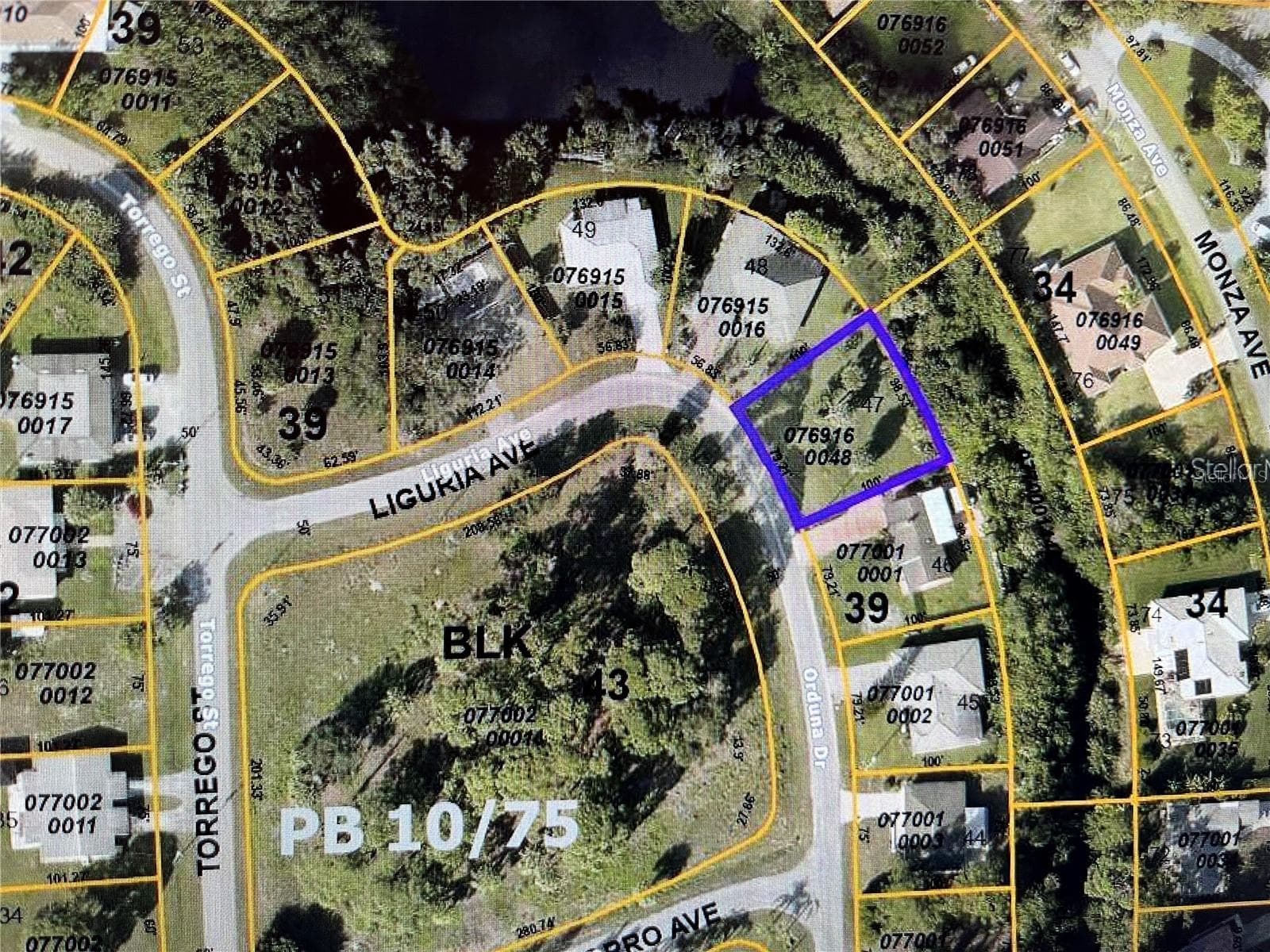 LOT 47 ORDUNA DR