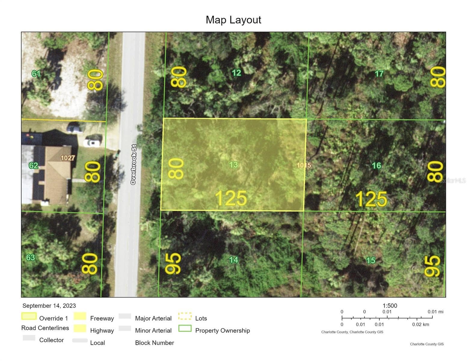 80x125 High and Dry: 498 Overbrook St, Port Charlotte, FL 33954, Charlotte County - 498 OVERBROOK ST, PORT CHARLOTTE