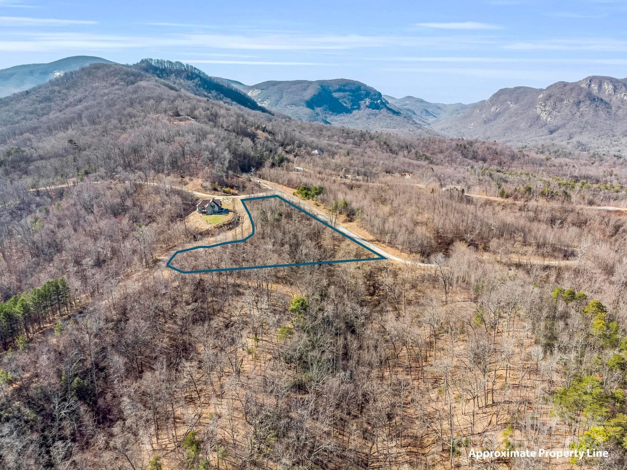 Drone photo in Winter~ - 0 Bear Cliff Way, Lake Lure