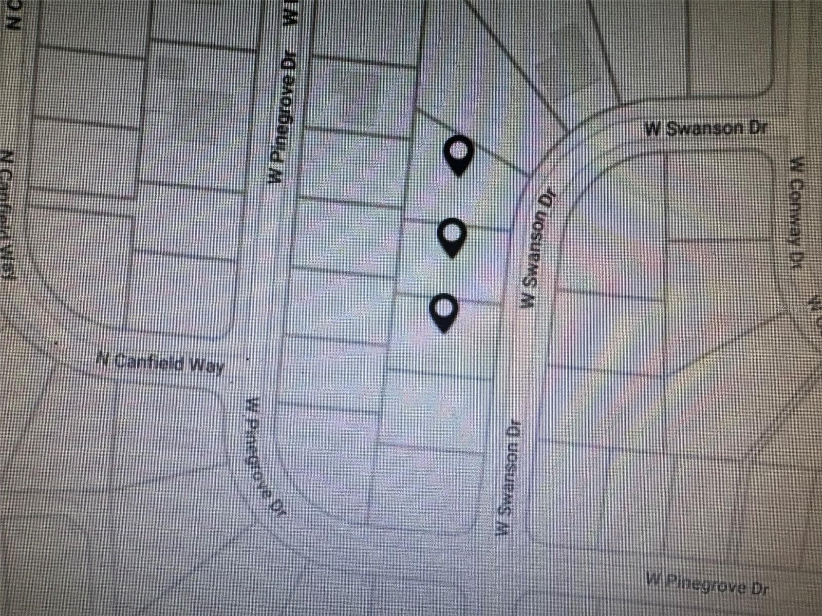 Three lots being sold by seller. Seller will only sell all three together - 2466 W SWANSON DR, CITRUS SPRINGS
