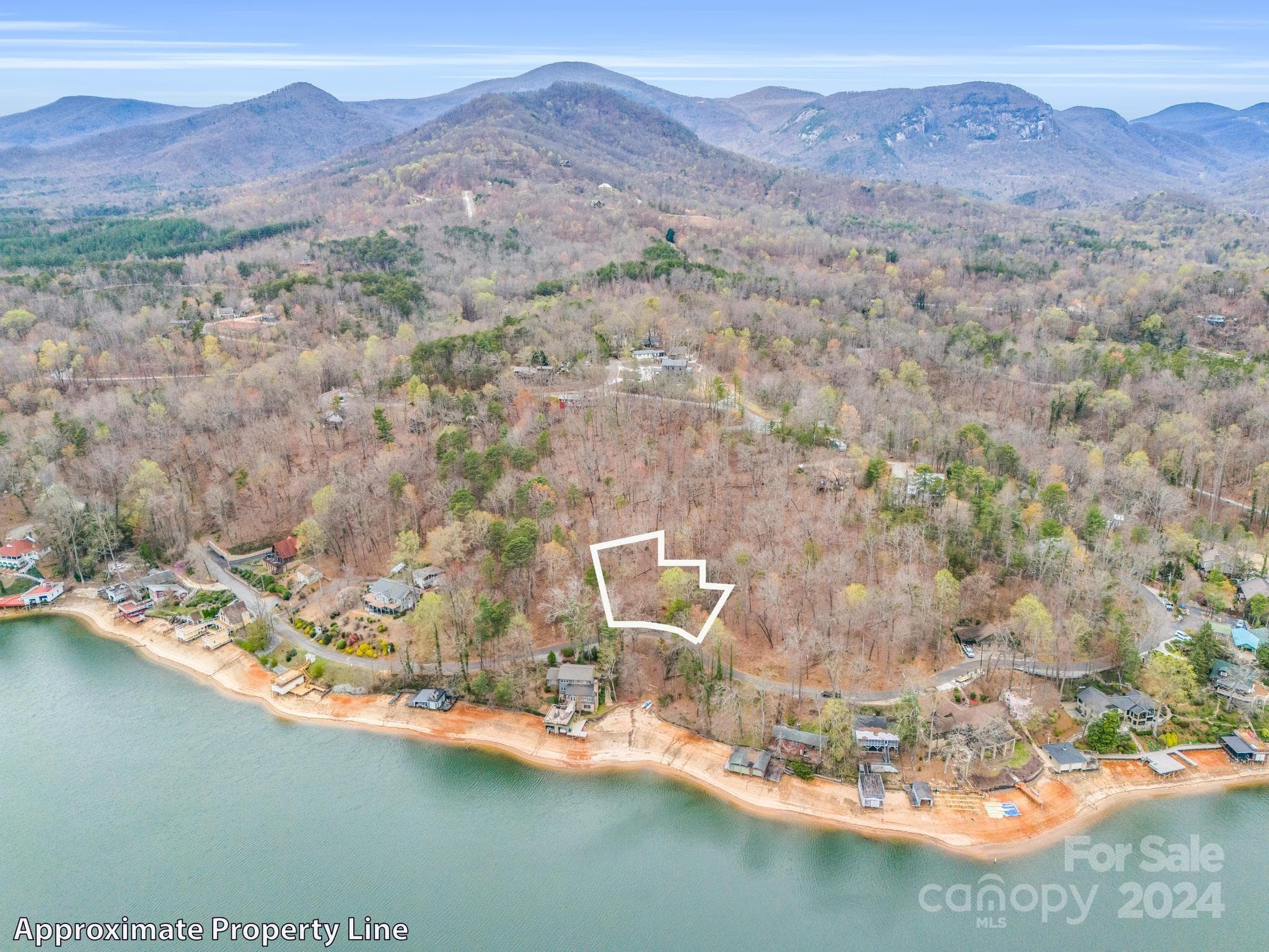 Southwestern aerial view - 0 Holmes Road, Lake Lure