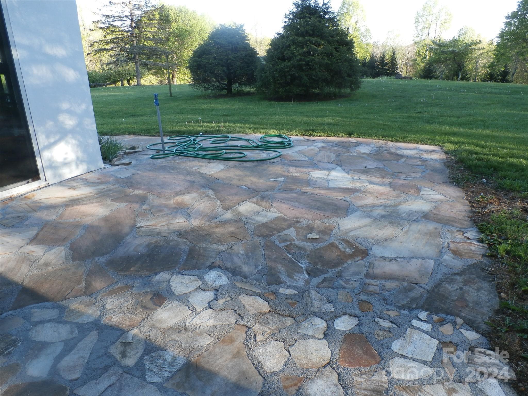 stone patio - 288 Firetower Road, Spruce Pine