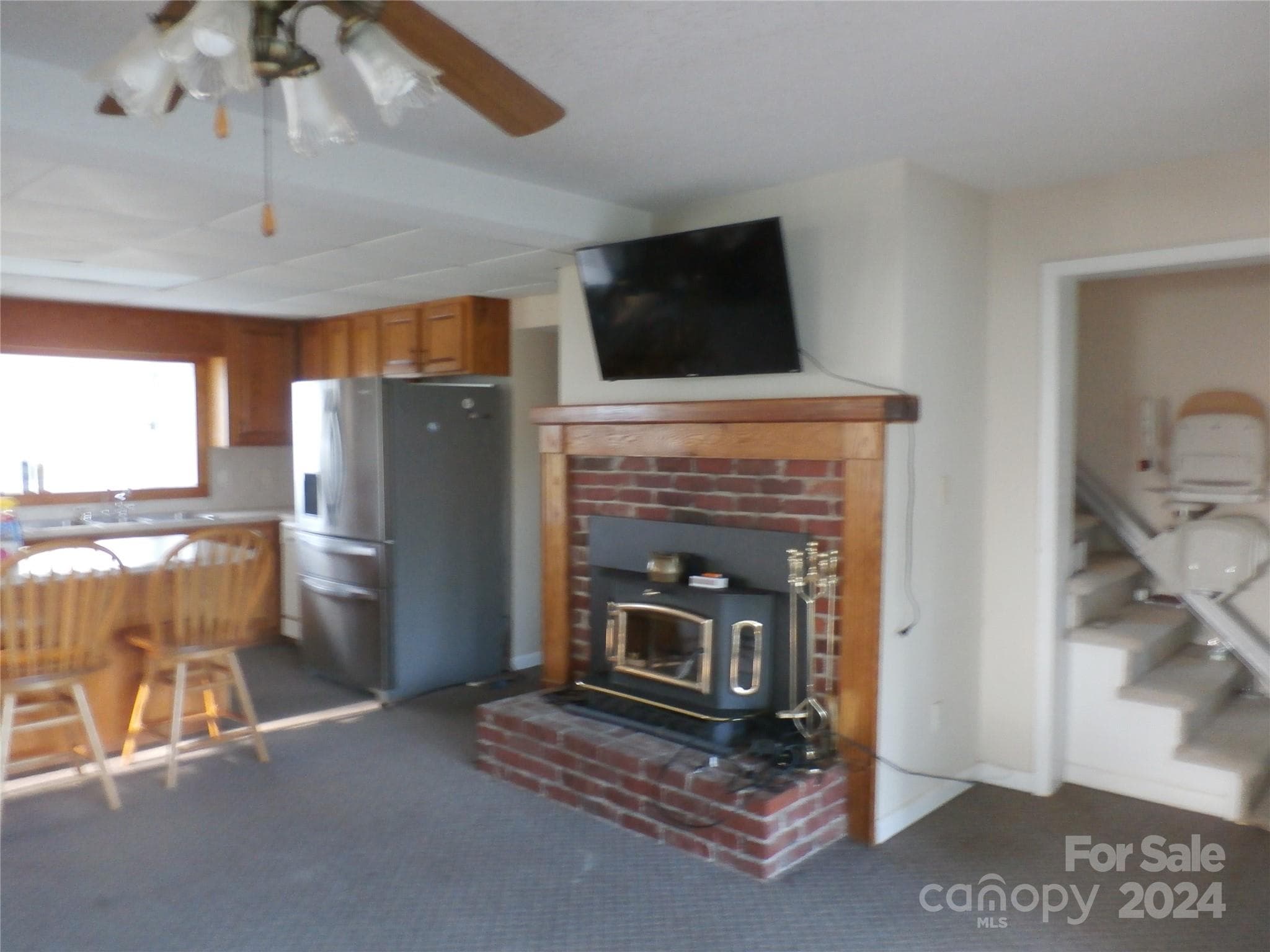 Mian living area - 288 Firetower Road, Spruce Pine