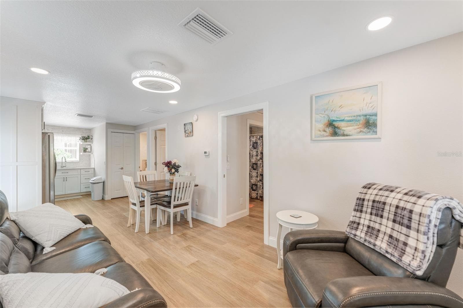 1207 Hines living, dining, kitchen view - 3502 BAHIA VISTA ST, SARASOTA