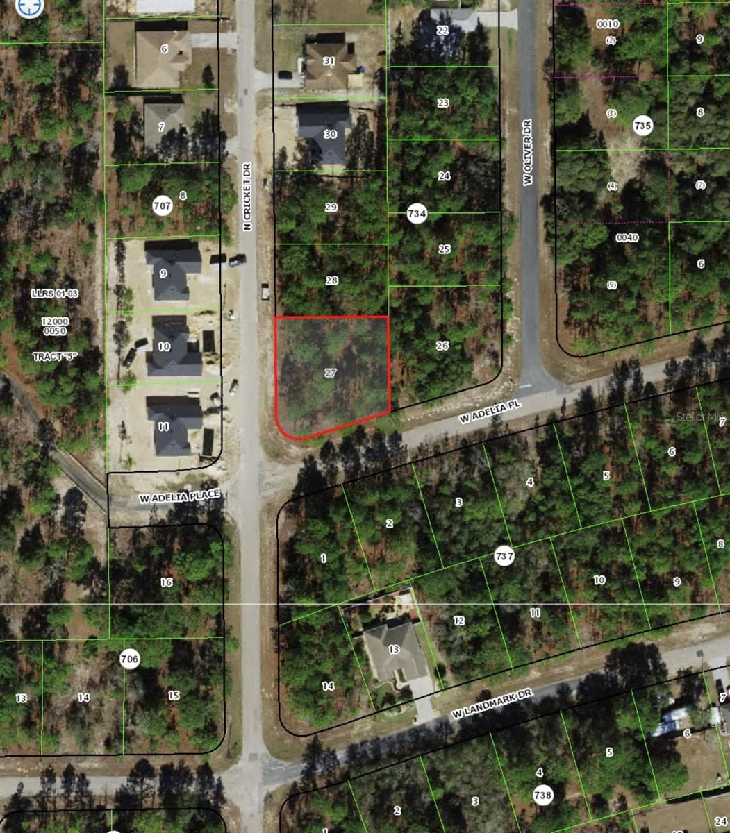 Land at 1951 W ADELIA PL, CITRUS SPRINGS, photo 2 of 2