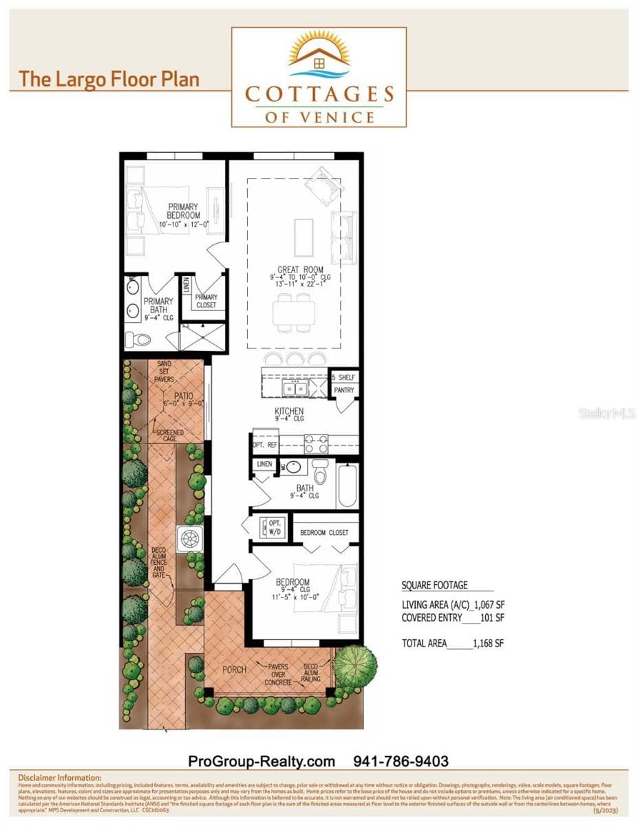 Largo Floor Plan - 124 CLIFTON WAY, VENICE