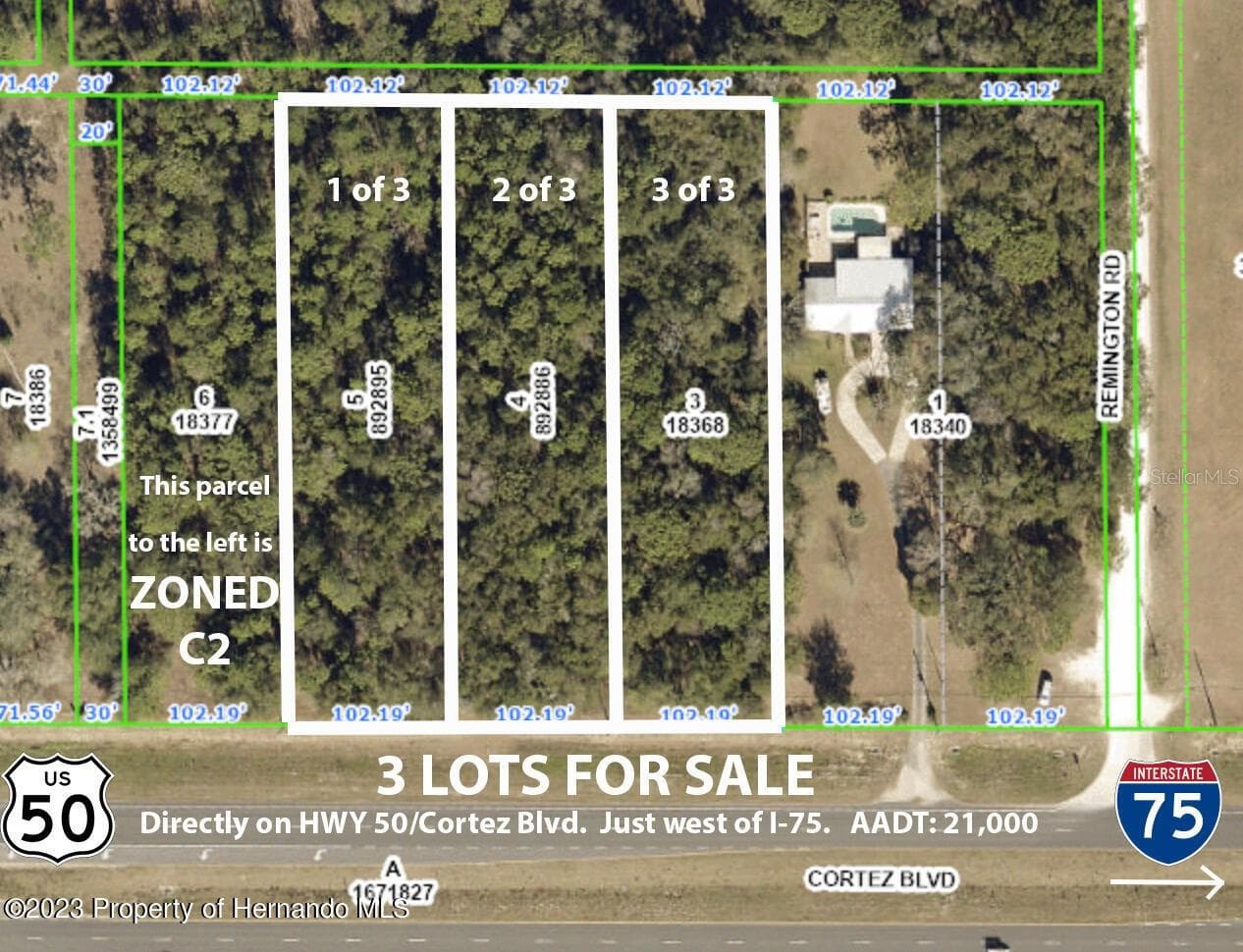 Land at CORTEZ BLVD, BROOKSVILLE, photo 2 of 2