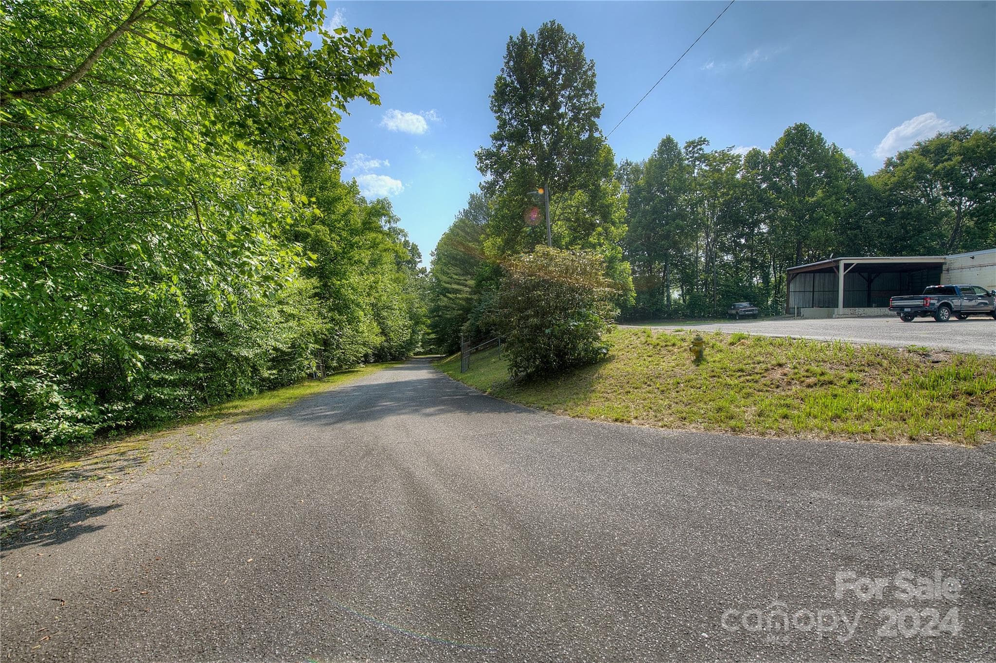 Private Paved Road on Property - 350 Henredon Road, Spruce Pine