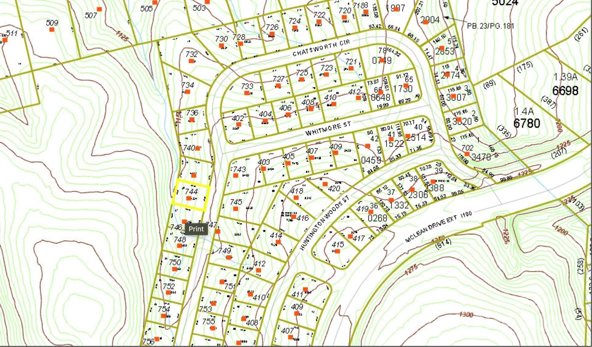 Lot at 744 Chatsworth Circle SE, Lenoir, photo 4 of 4