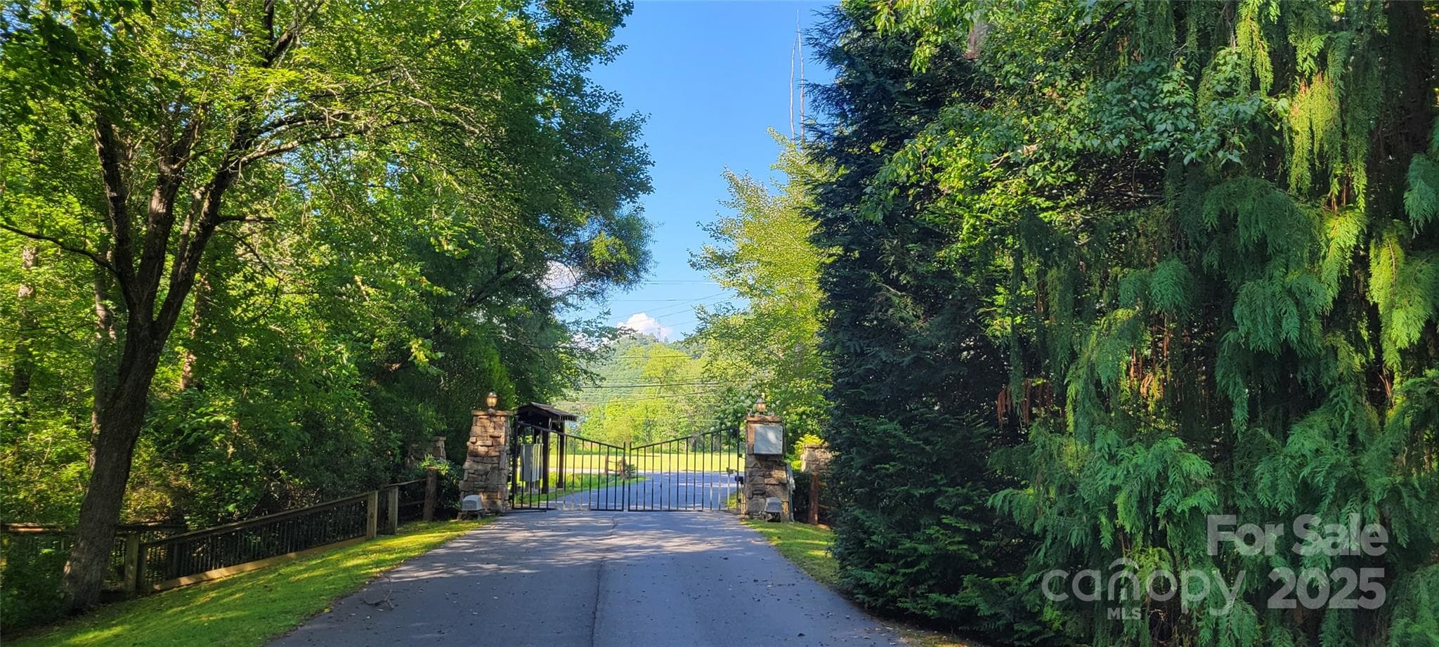 Rear of Entry Gate with keypad - 43 Dodder Lane, Cullowhee