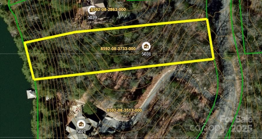 Topo - 5031 Connestee Trail, Brevard
