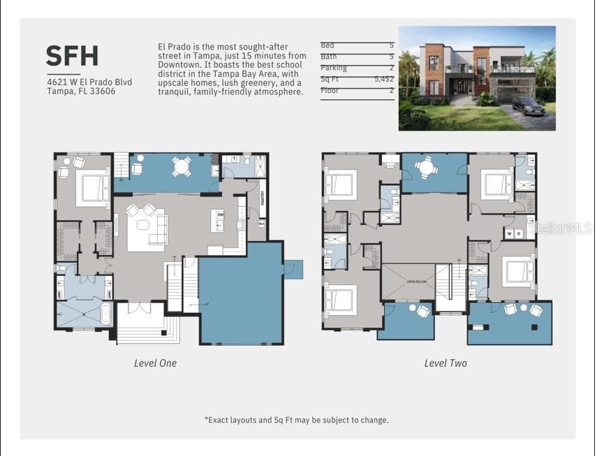 Floor Plan - 4621 W EL PRADO BLVD, TAMPA