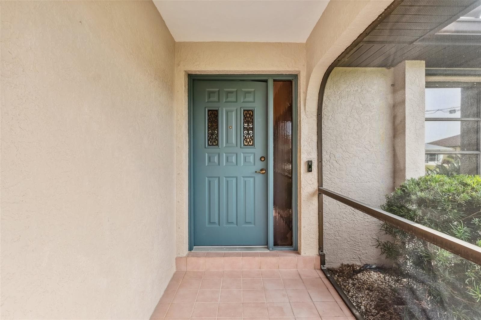 Entry with security system - 1478 NAVIGATOR RD, PUNTA GORDA