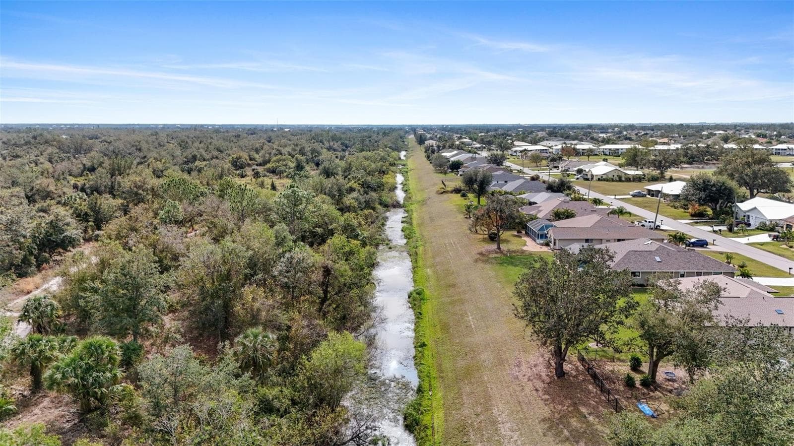 ALL NATURE IN BACK YARD - 1478 NAVIGATOR RD, PUNTA GORDA