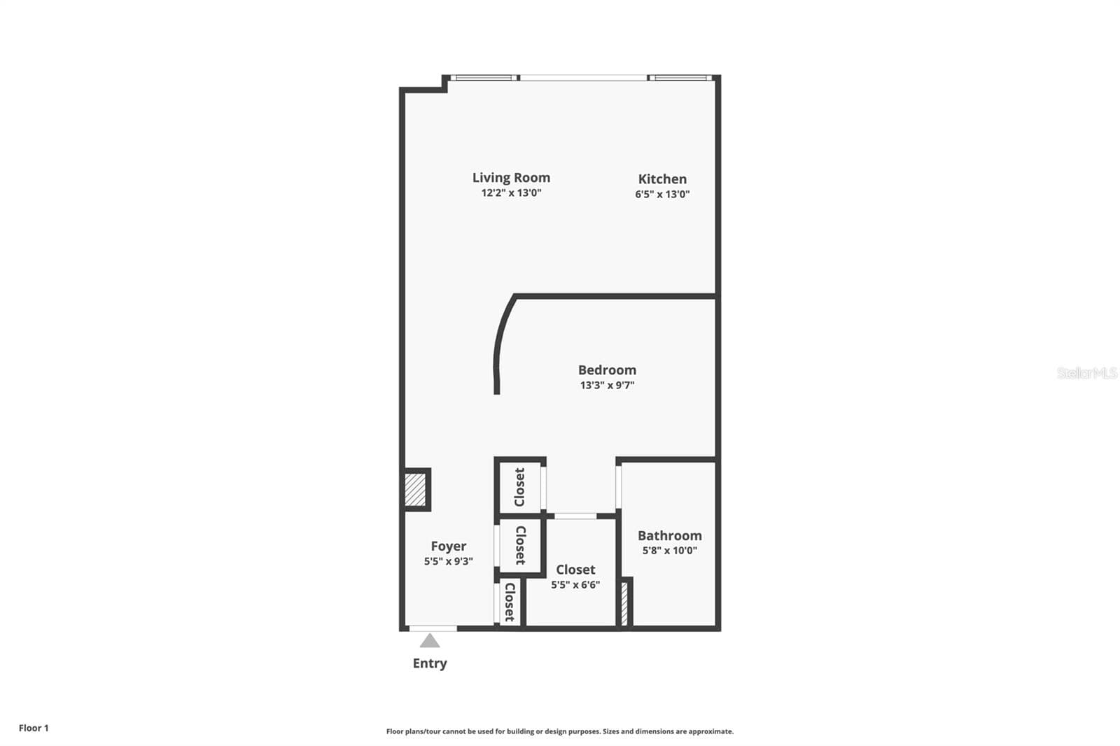Floor plan - 155 S COURT AVE #2107, ORLANDO