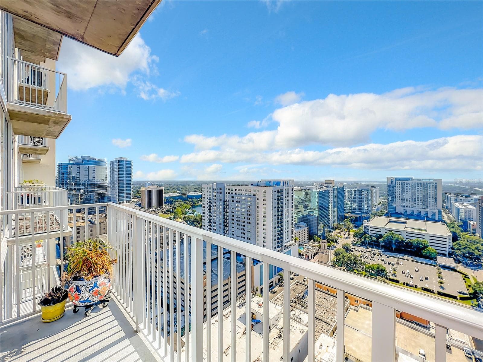 views from balcony - 155 S COURT AVE #2107, ORLANDO