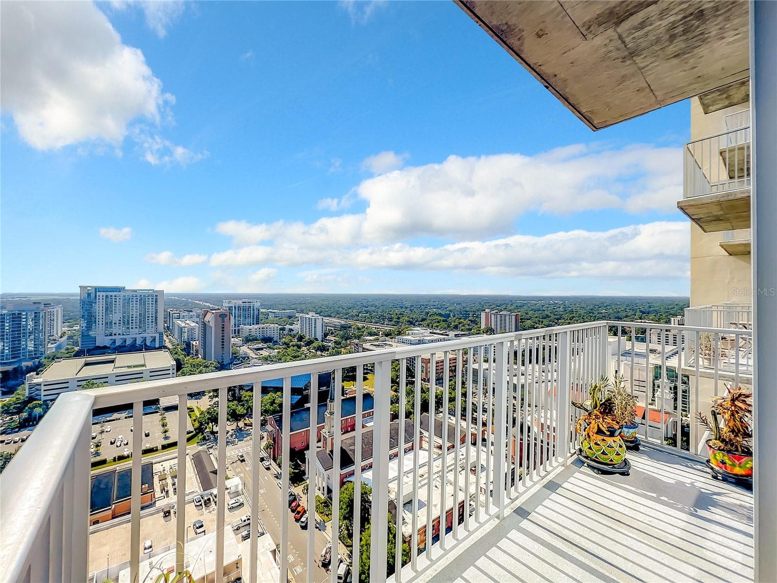 views from balcony - 155 S COURT AVE #2107, ORLANDO