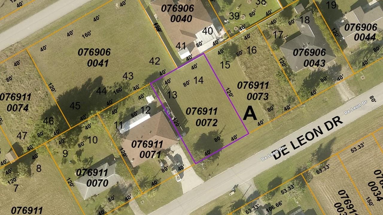 LOTS 13 & 14 DE LEON DR