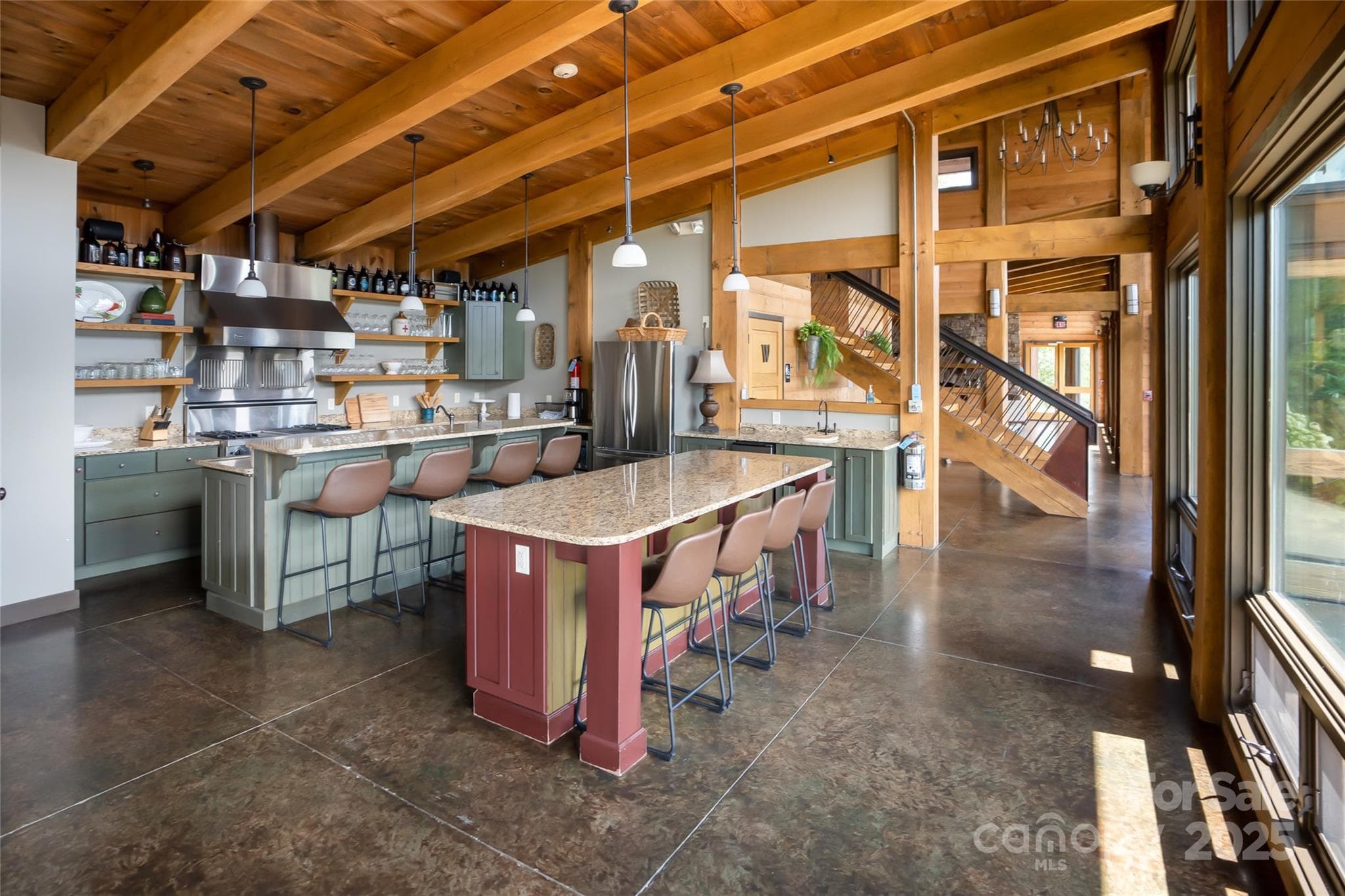 Inside the River Lodge - Marshall