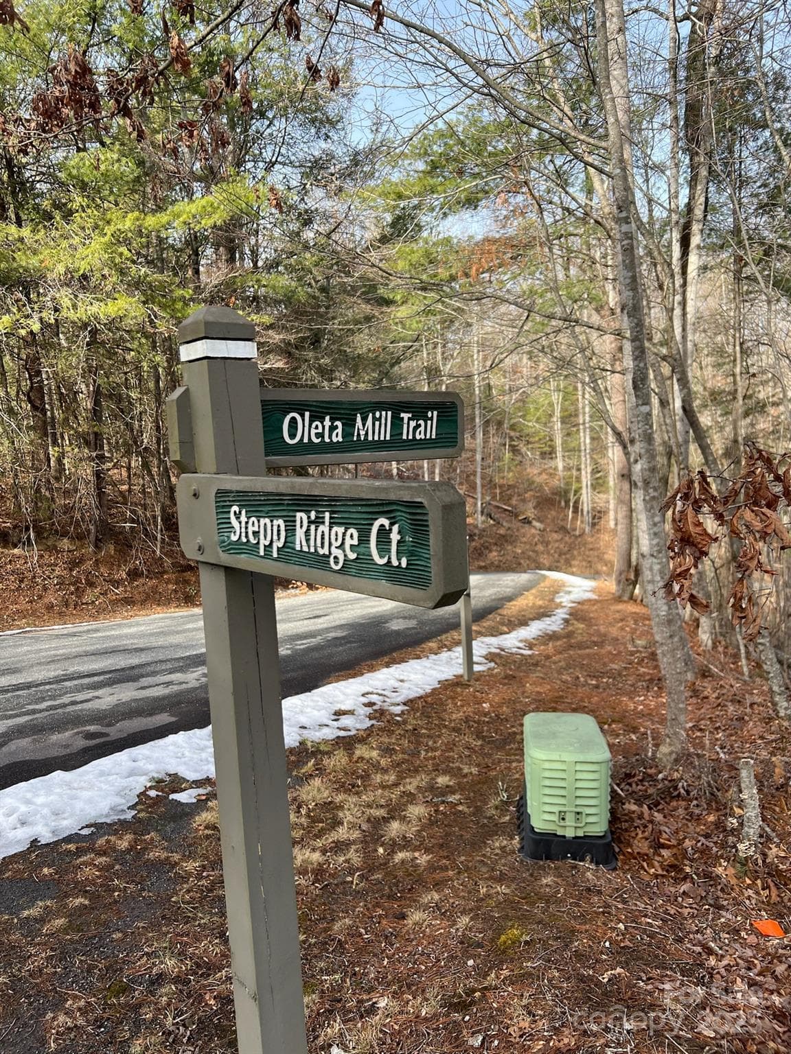 Lot is located at the intersection of Stepp Ridge and Oleta Mill - Hendersonville