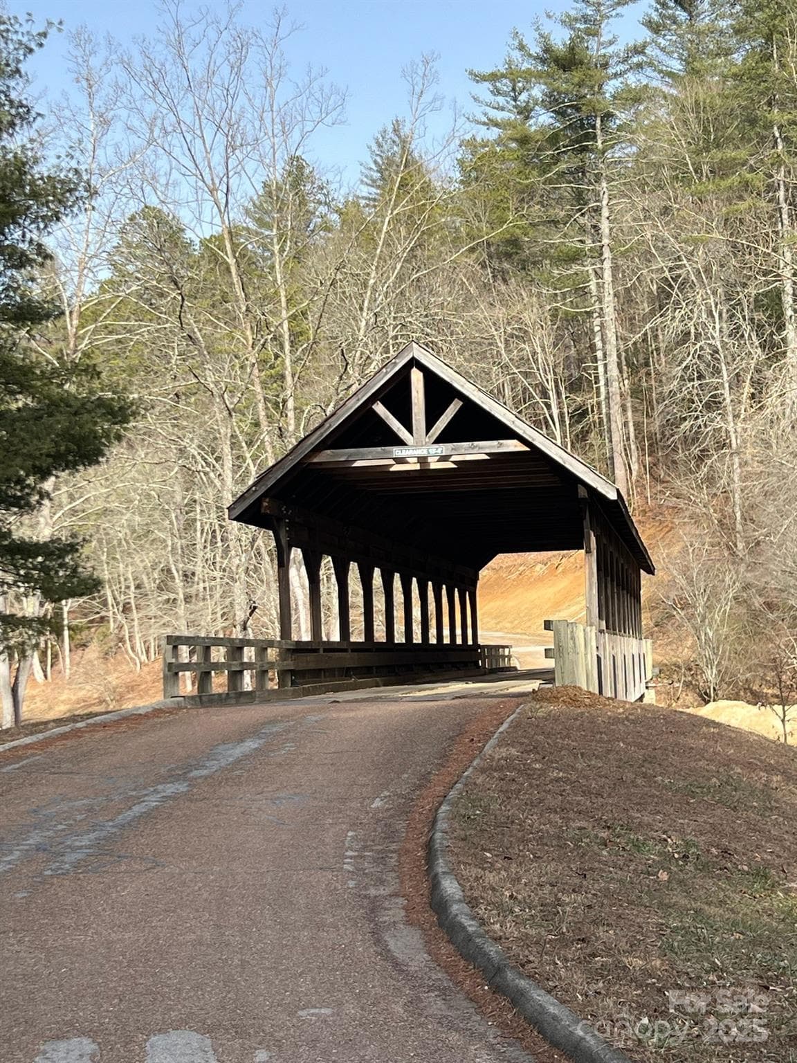 Covered Bridge over Little Hungry Creek - Hendersonville