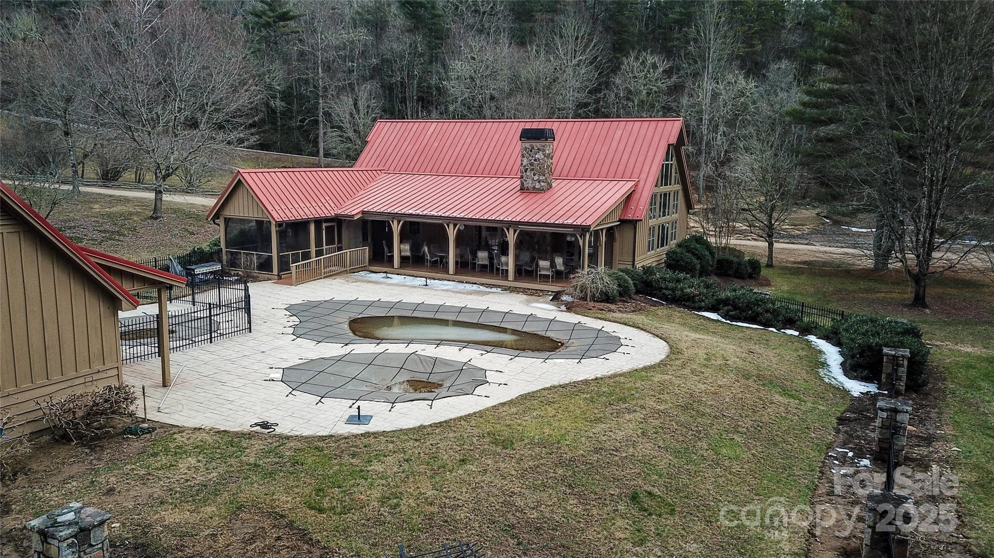 Community Clubhouse back view - Hendersonville