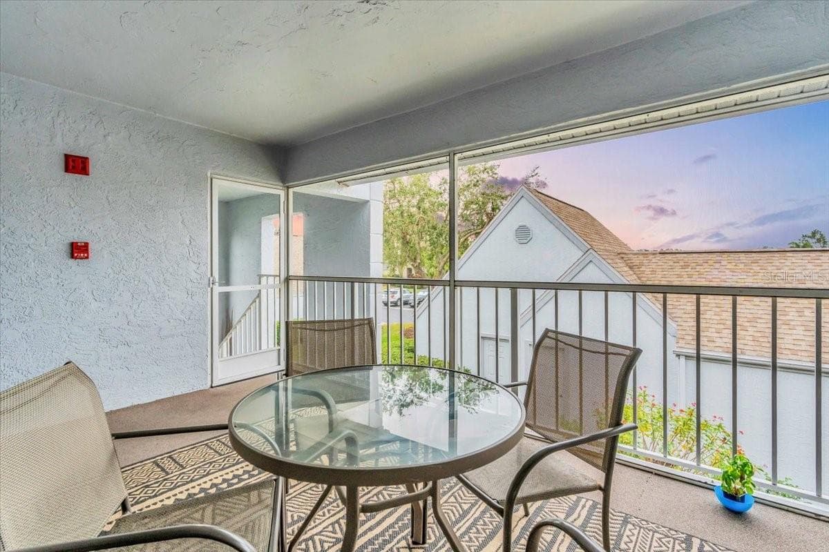 front porch - 6713 STONE RIVER RD #206, BRADENTON