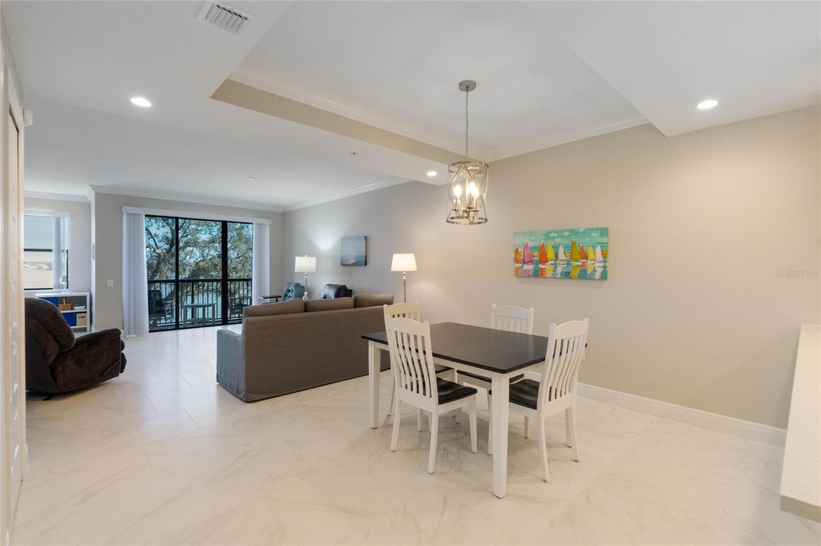 Dining area view to living room. - 16300 COUNTY ROAD 455 #305, MONTVERDE