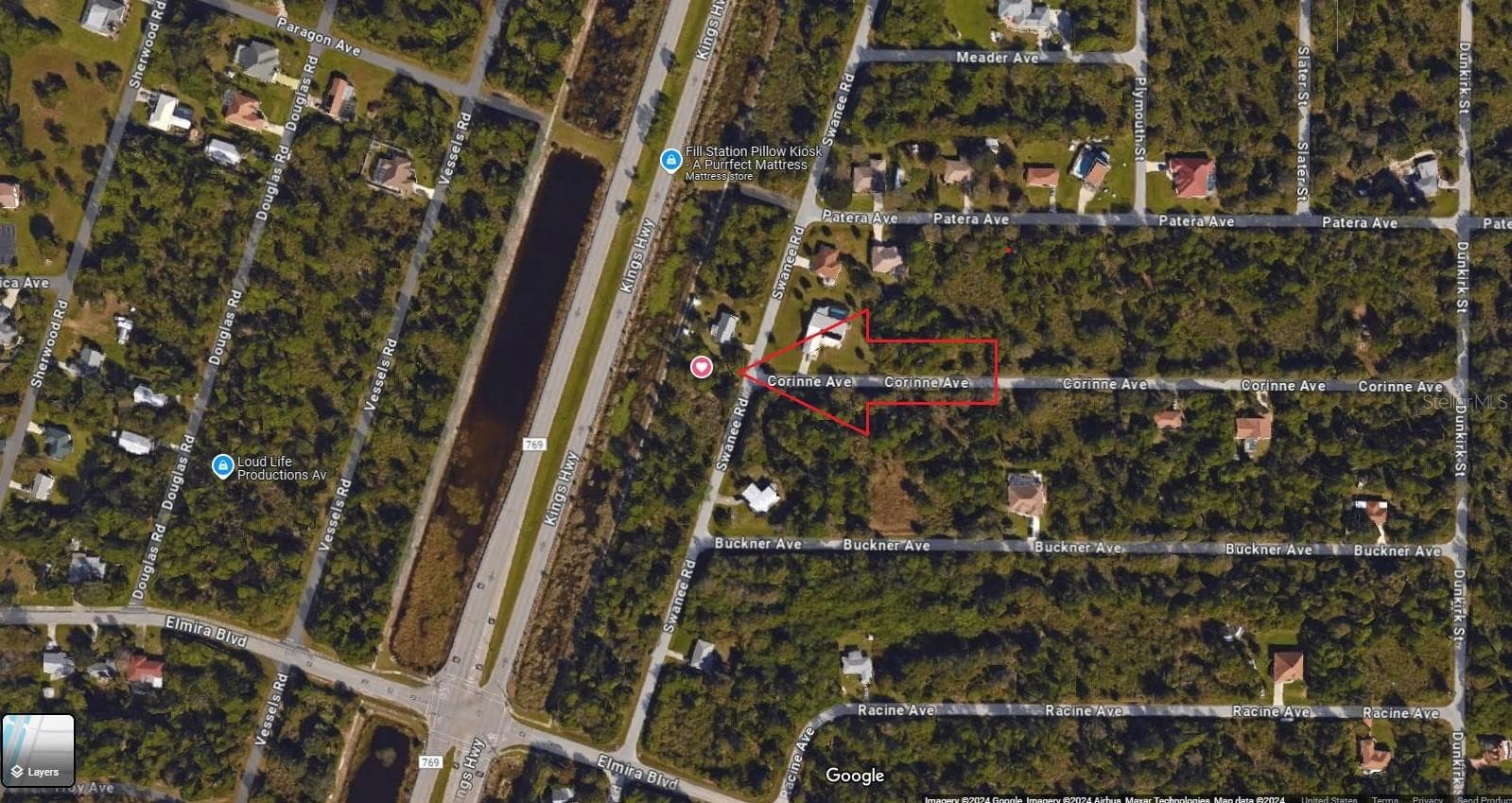 Land at 3419 SWANEE RD, PORT CHARLOTTE, photo 4 of 12