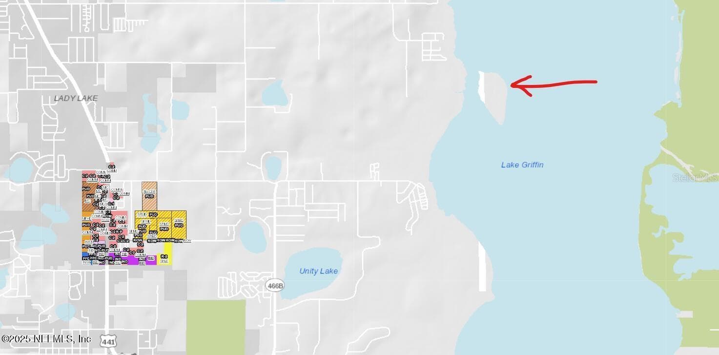 Location - 6001 BIRD ISLAND DR, LADY LAKE