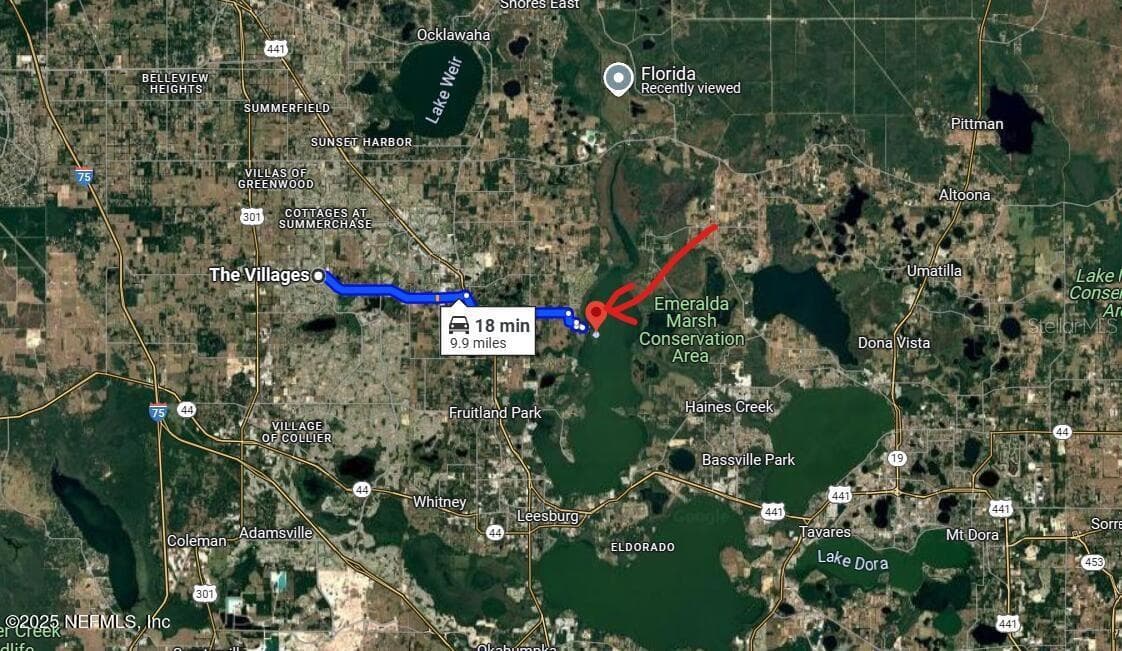 Map Location - 6001 BIRD ISLAND DR, LADY LAKE