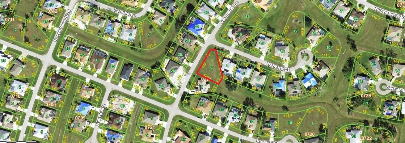 Land at 1400 VERMOUTH LN, PUNTA GORDA, photo 2 of 2