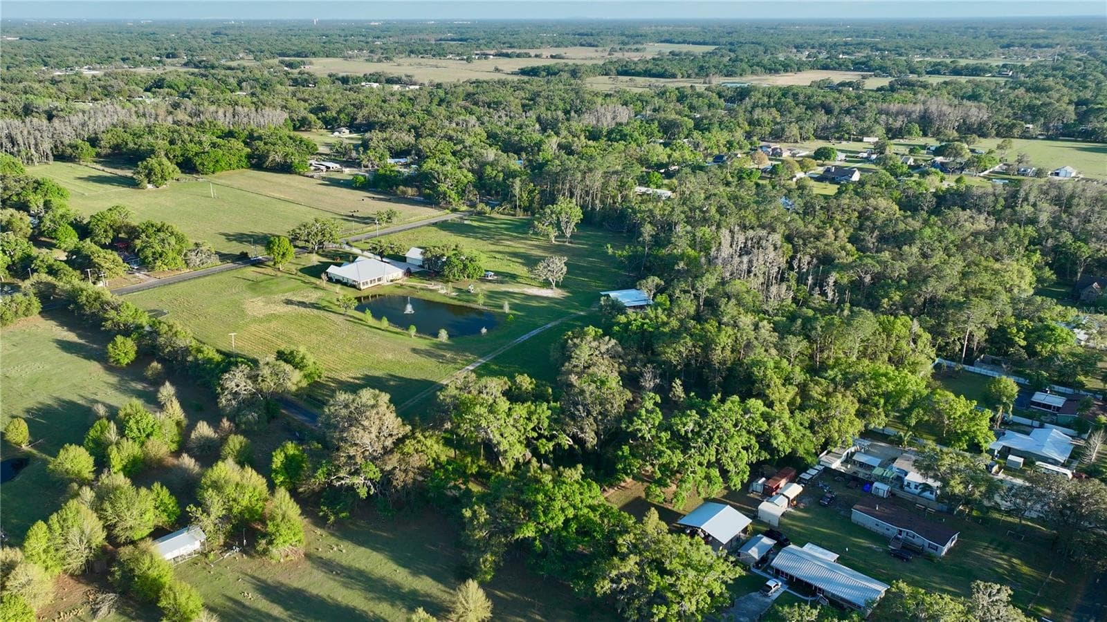 View from northwest looking southeast - 3709 GALLAGHER RD, PLANT CITY