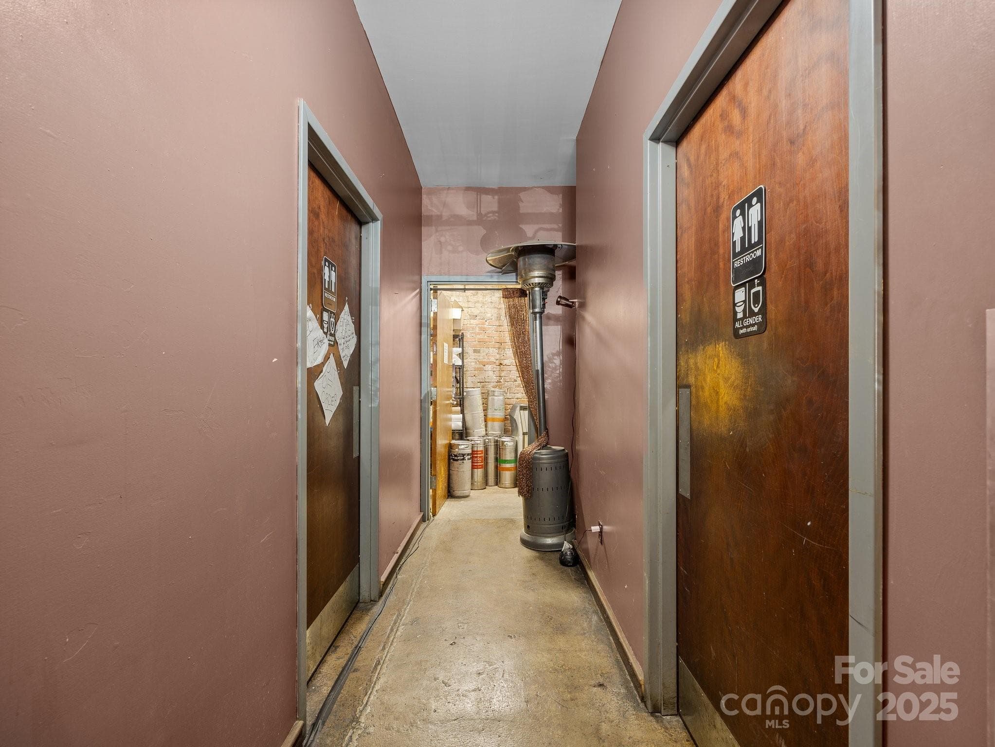 Downstairs Bar - Hallway to Bathroom and Storage - 111 Broadway Street, Asheville