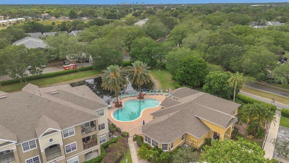 Aeriel view of clubhouse - 8213 CLAIRE ANN DR #108, ORLANDO