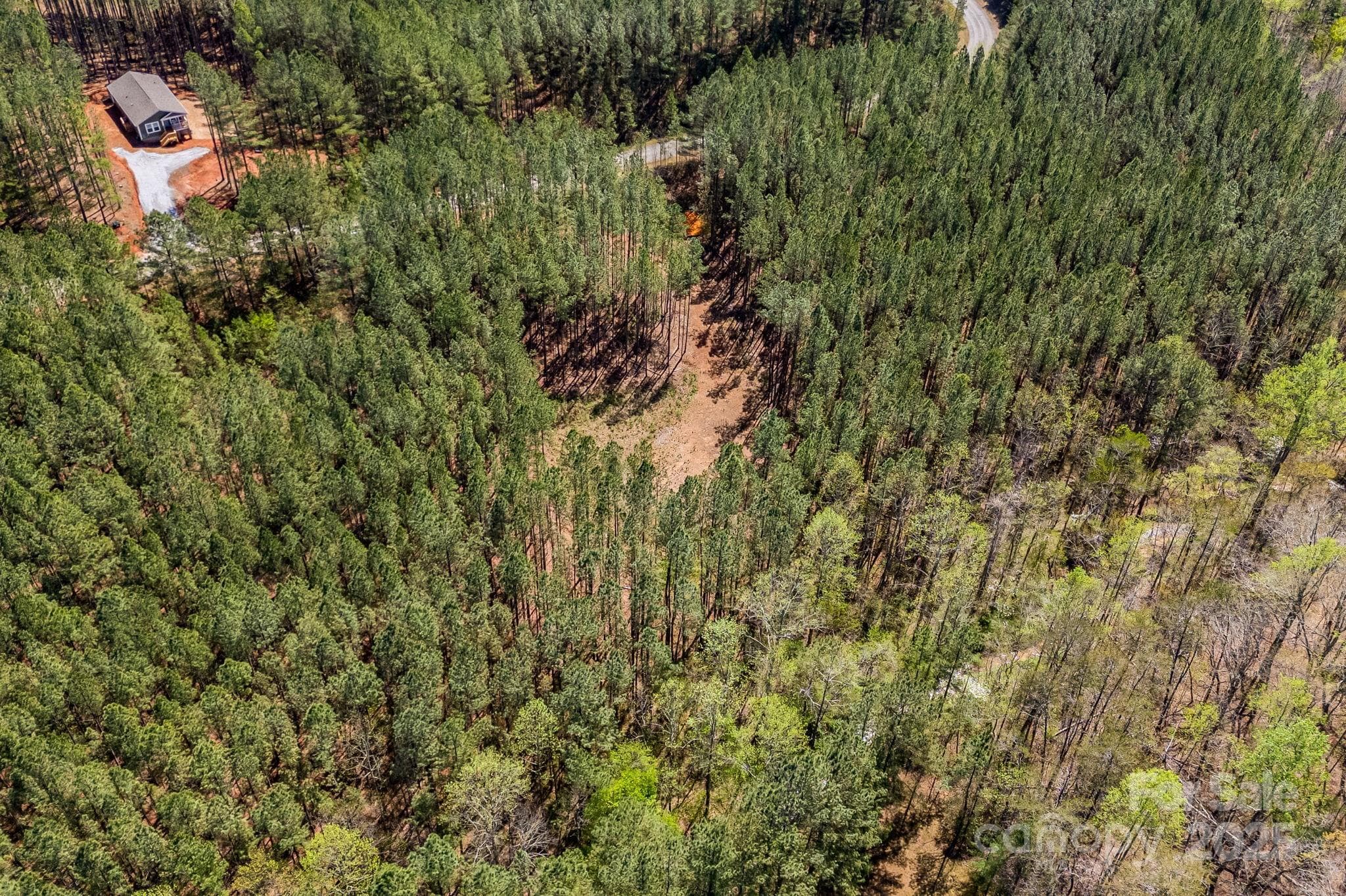 Aerial view. - Mill Spring
