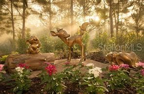 Disney friends in nature sculpture - 10300 WINTER SPARKLE CIR, GOLDEN OAK