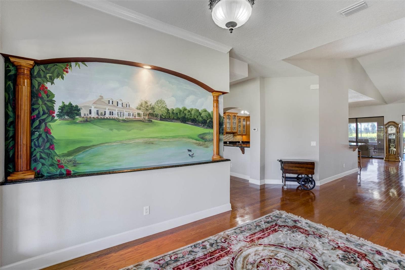Custom property mural in foyer - 701 E 60 HWY, PLANT CITY