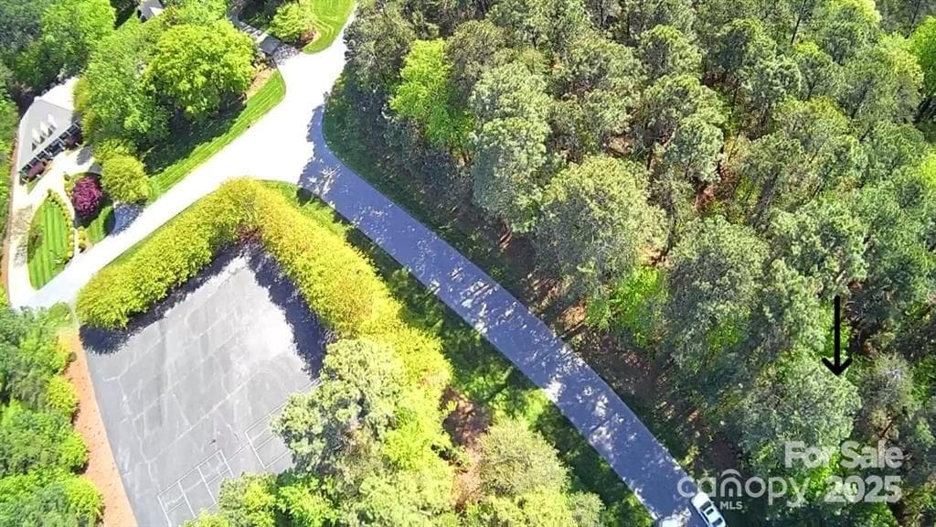 See arrow for approximate lot location. - 133 Badin View Drive, Badin Lake