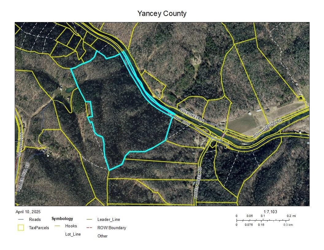 62 acres, GIS map - Burnsville