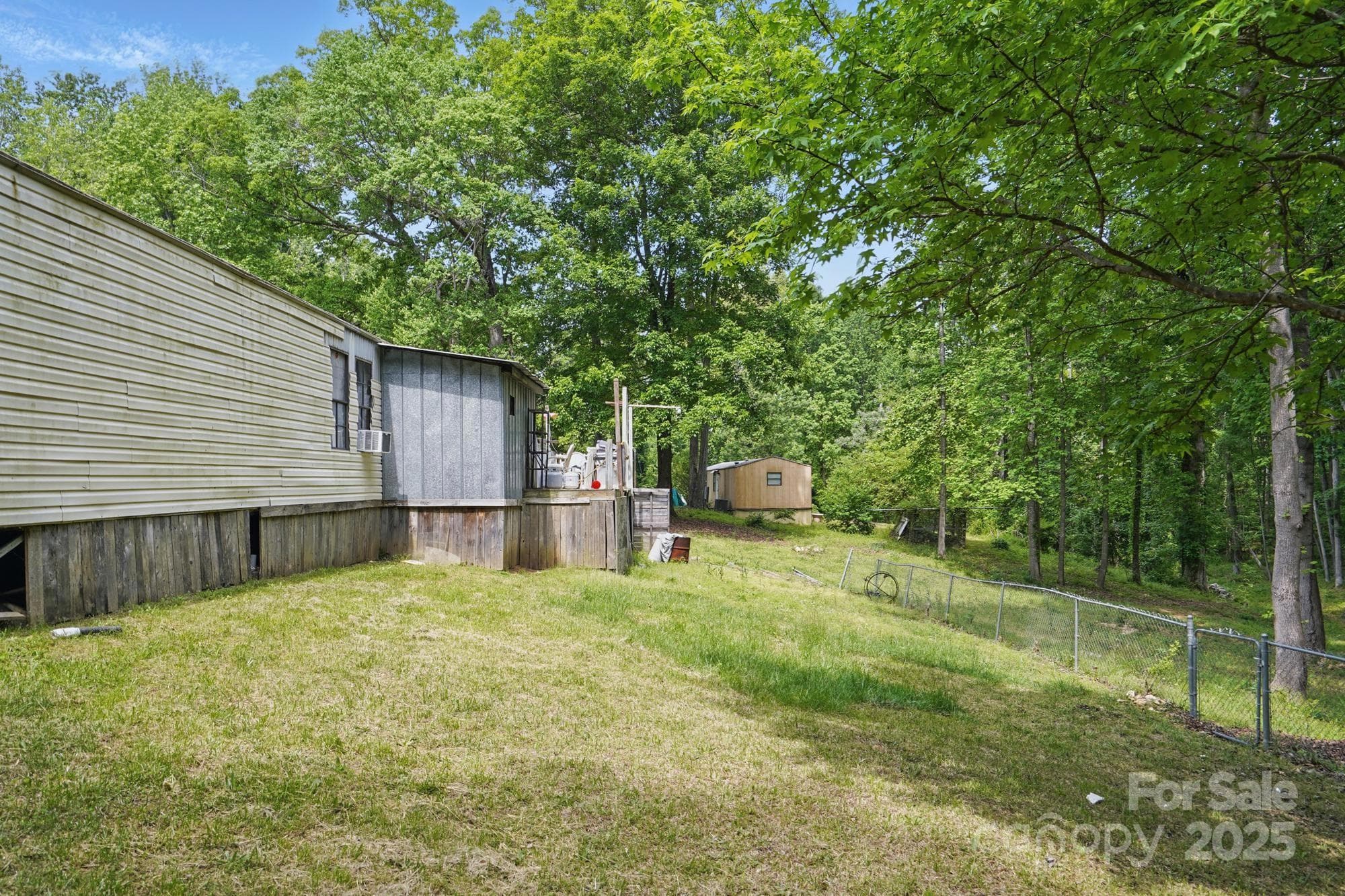 Rear view of subject condition reference - 10420 Silver Mine Road, Indian Land