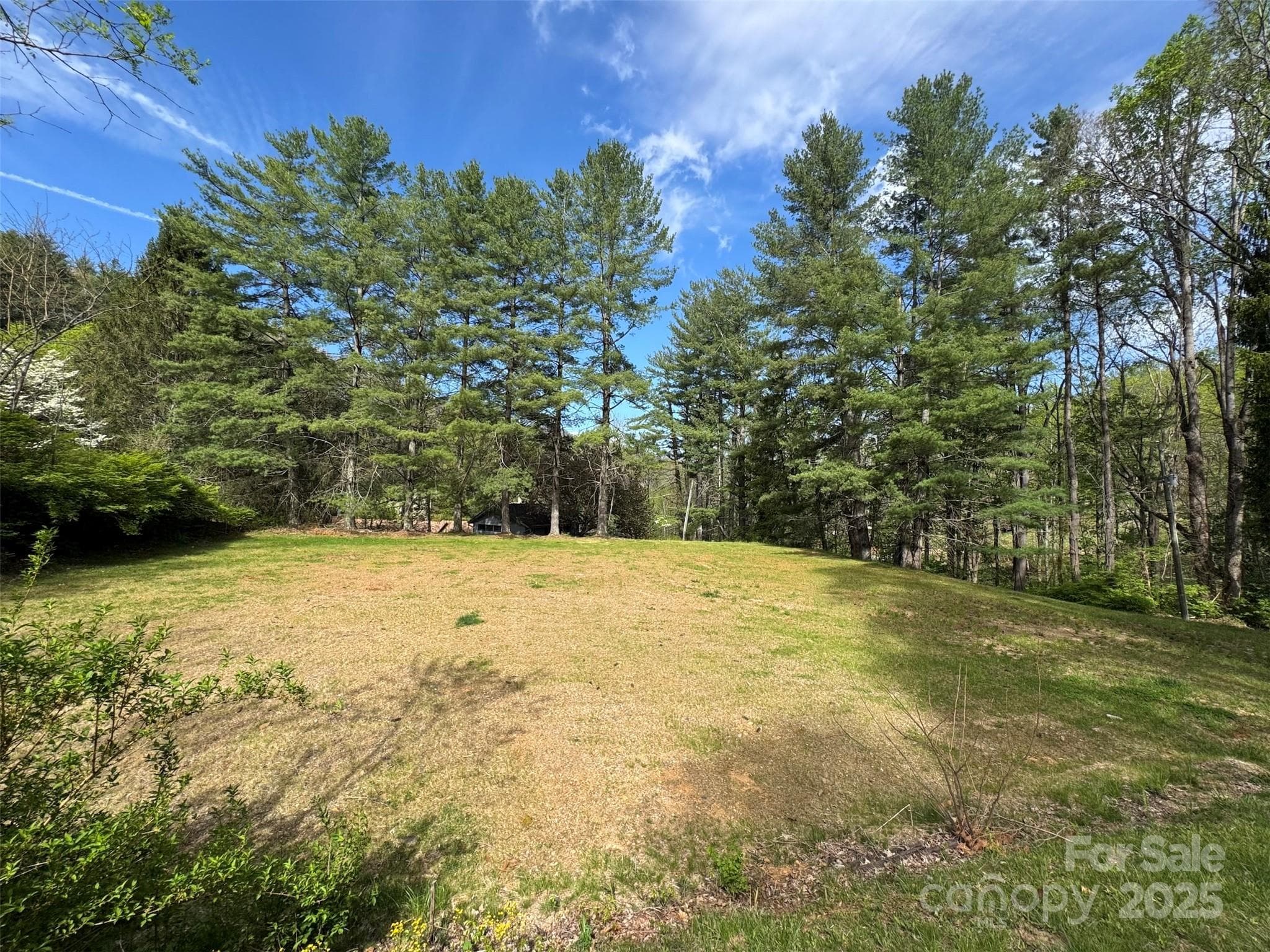 former tennis court, now a residential lot - Waynesville