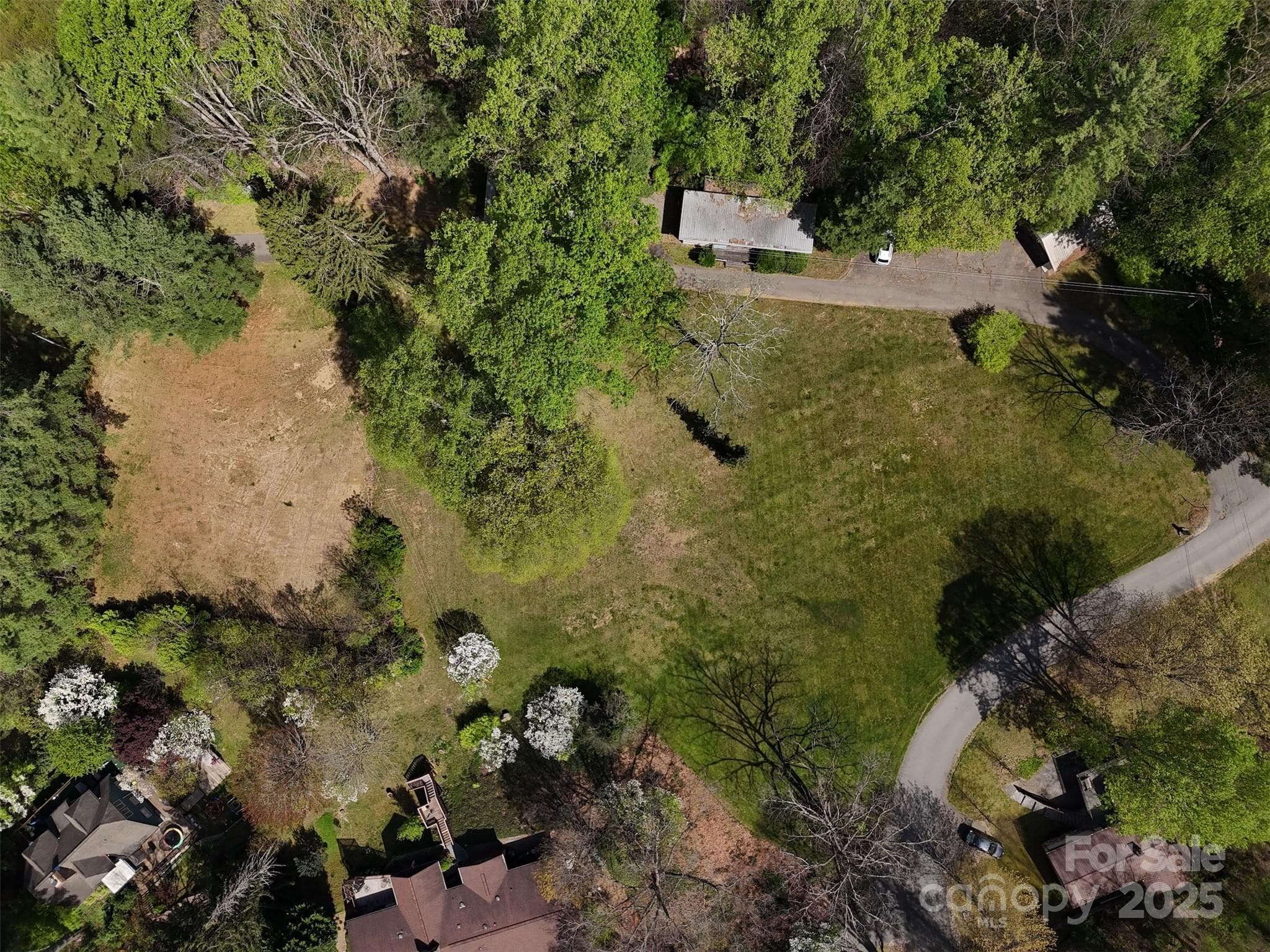 looking down on corner lot - Waynesville