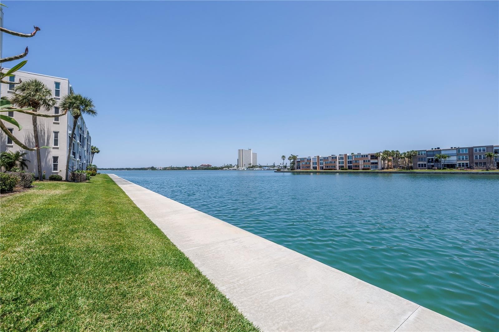 Waterfront unit - this is the rear view from the unit. - 7625 SUN ISLAND DR S #106, SOUTH PASADENA
